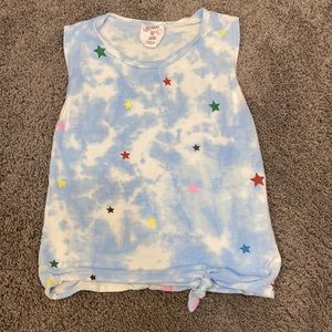 Kids size small tie dye sleeveless shirt